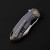 Ferramonster Glideman Folder Satin M390 Blade Tiger Stripe Pattern Flamed TI Handle