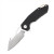 Ferramonster Glideman Folder Satin 154CM Blade Black Canvas Micarta Handle