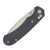 Ferramonster Spectrum Folder Stonewash 154CM Blade Black Canvas Micarta Handle FM23004CP - A