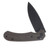 Ferramonster Spectrum Folder Black STN WSH 154 CM Blade OD Green Canvas Micarta Handle FM23004CP - D