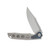 Ferramonster Valken Folder Belt Satin M390 Blade TI W/Arctic Storm FatCarbon Fiber Inlay Handle FM23005 - B