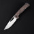 Ferramonster Ferrox Folder Hand Rubbed Satin M390 Blade Dark Matter Copper FatCabon Fiber-TI Handle FM23006 - D