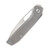 Ferramonster Xandros Folder Hand Rubbed Satin S90V Blade Bead Blast STN WSH TI Handle FM23007-A