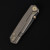 Ferramonster Kroma Folder Black STN WSH Elmax Blade Bronze STN WSH TI Handle