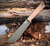 Woods Monkey Half/Chete Fixed Blade Knife OD Green Cerakote/Natural Micarta HALFCHETE2
