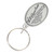 Case Key Ring Pewter Case Logo Two Sides CA50126