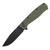 SRM 221X Button Lock Folding Knife Black Stonewash/OD Green G-10 SRM-221X-GP