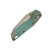 Marfione Select MSI Mini RAM LOK Folding Knife Bronze Stonewash S/E Antique Green Fluted Titanium with Bronze Accents MT210M13FLMS2
