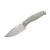 GiantMouse GMF2 Scout Fixed Blade STN WSH N690- Green Canvas Micarta Handle  Kydex Sheath GMGMF2-SCOUT-GC