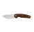 GiantMouse ACE Jagt Folding Knife Satin Elmax Blade Burlap Micarta Handle