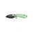 GiantMouse ACE Riv Framelock Folder Mint Green Anodized TI Handle Black DLC S90V Blade GMRIV-TI-MINT
