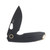 GiantMouse ACE Tribeca Folder PVD Magnacut Blade Double Black Canvas Micarta Handle GMTRIBECA-BLACKOUT