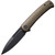 CIVIVI Cetos Framelock Folding Knife Black Stonewash Spear Point/Coarse Green Micarta C21025B-3