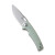 Sencut Vesperon Folding Knife Natural G-10 Handle Satin 9Cr18MoV Drop Point Blade S20065-2
