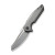 WE Knife Co Star Hawk Folding Knife Gray Titanium Handle Bead Blasted 20CV Blade WE21017-1