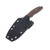 Hinderer Flashpoint Fixed Knife Black DLC Magnacut Sheepsfoot Blade Black G10 Handle KFPSHFDLCBK