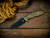 Hinderer Flashpoint Fixed Knife Black DLC Magnacut Sheepsfoot Blade OD Green G-10 Handle KFPSHFDLCOD