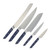 Cangshan Akka Series Royal Blue 6 pc Magnetic Knife Block Set Maple Block 10301861