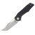 Grissom Knife and Tool Baby Zeus Linerlock Folding Knife Stonewash/Black G-10 GKTBZ-BG10-SW