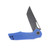 Grissom Knife and Tool Baby Zeus Linerlock Folding Knife Dark Stonewash/Blue G-10 GKTBZ-BLG10-DSW
