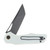 Grissom Knife and Tool Baby Zeus Linerlock Folding Knife Dark Stonewash/White G-10 GKTBZ-WG10-DSW