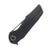 Grissom Knife and Tool Baby Zeus Linerlock Folding Knife Dark Stonewash/Black Micarta GKTBZ-BMIC-DSW