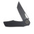 Grissom Knife and Tool Baby Zeus Linerlock Folding Knife Dark Stonewash/Black Micarta GKTBZ-BMIC-DSW