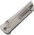 North Mountain Blade Chop 2 Button Lock Folder Silver Grid Titanium Handle NMB2406ICGSL