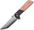 North Mountain Blade Chop 2 Button Lock Folder Hammered Copper Handle NMB2407CUHM