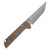 North Mountain Blade Chop 2 Crossbar Lock Folder Tan Frag G-10 Handle Tanto Blade NMB2418TANG5