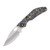 North Mountain Blade BBNM Framelock Folder Purple and Yellow Ceramic CF NMB2521PRGR