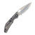 North Mountain Blade BBNM Framelock Folder Purple and Yellow Ceramic CF NMB2521PRGR