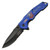 Szco USA 250th Anniversary Linerlock Folding Knife (Blue) 300615BL