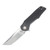 Grissom Knife & Tool SMKW Exclusive Baby Zeus Folding Knife Carbon Fiber Handle Stonewash Tanto GKTBZ-CFT-SW