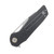 Grissom Knife & Tool SMKW Exclusive Baby Zeus Folding Knife Carbon Fiber Handle Stonewash Sheepsfoot GKTBZ-CFS-SW