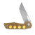 Grissom Knife & Tool SMKW Exclusive Baby Zeus Folding Knife Ultem Handle Stonewash Tanto GKTBZ-ULTT-SW