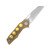 Grissom Knife & Tool SMKW Exclusive Baby Zeus Folding Knife Ultem Handle Satin Sheepsfoot Blade GKTBZ-ULTS-SAT