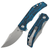 Tenable Orion Linerlock Folding Knife Stonewash 14C28N/Blue Topo G-Mascus B1089A1