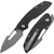 Tenable Link Linerlock Folding Knife Water Ripple Damascus/Twill Carbon Fiber and G-10 B1068A1