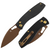 Tenable Heron Crossbar Lock Folding Knife Rose Gold Nitro-V/Black Aluminum B2124V2