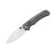Kizer Outposter Folding Knife Black Norplex Ultrex Micarta Handle Nitro V Blade