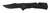 SOG Trident Mini AO Folder Black GRN W/Groove Handle Black TiNi PS Clip Point Blade SOG-TF-21