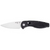 SOG Aegis Assisted Folding Knife Black GRN Handle Satin AUS-8 Drop Point Blade