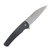 Pro-Tech Malibu Button Lock Flipper (Wharncliffe, Battleworn Black) PT5305-BW