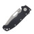 Demko Knives AD20 Slim Folding Knife Magnacut Clip Point Black G10 AD20SLIM-MC-CLIP-G10-BLACK