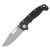 Demko Knives AD20 Slim Folding Knife Magnacut Clip Point Black G10 AD20SLIM-MC-CLIP-G10-BLACK