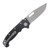 Demko Knives AD20 Slim Folding Knife Magnacut Clip Point Black G10 AD20SLIM-MC-CLIP-G10-BLACK
