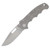 Demko Knives AD20 Slim Folding Knife Magnacut Clip Point FG1 Smooth Titanium AD20SLIM-FG1-MC-CLIP-TITANIUM-SMOOTH