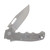 Demko Knives AD20 Slim Folding Knife Magnacut Clip Point FG1 Smooth Titanium AD20SLIM-FG1-MC-CLIP-TITANIUM-SMOOTH