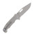 Demko Knives AD20 Slim Folding Knife Magnacut Clip Point - K1 Textured TI AD20SLIM-K1-MC-CLIP-TITANIUM-TEXTURE